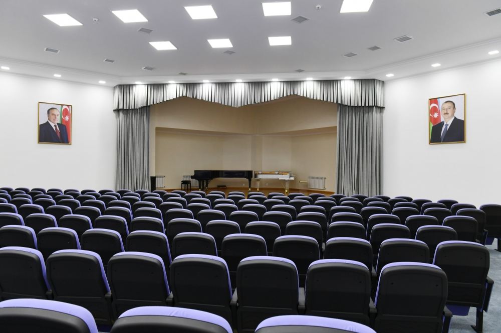 President Ilham Aliyev attends inauguration of new building of Balakan City Children's Art School (PHOTO)