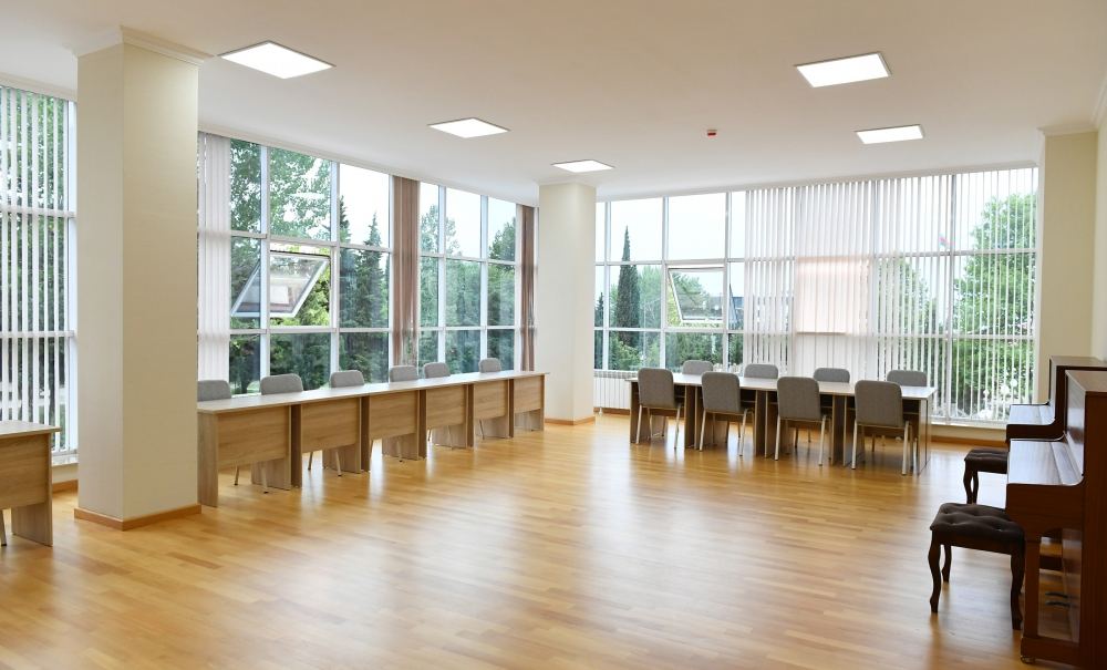 President Ilham Aliyev attends inauguration of new building of Balakan City Children's Art School (PHOTO)