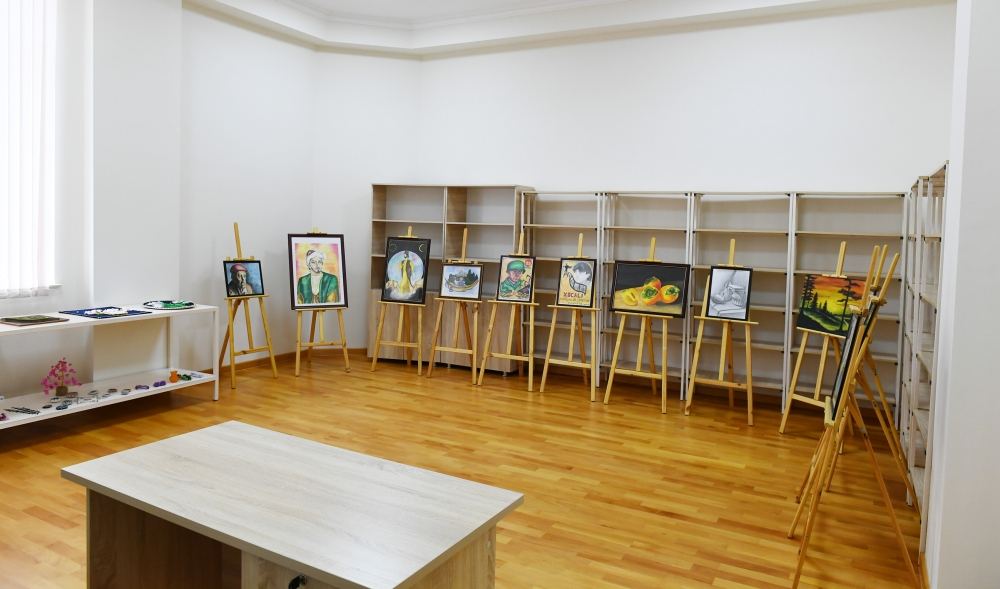 President Ilham Aliyev attends inauguration of new building of Balakan City Children's Art School (PHOTO)