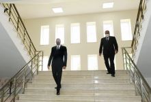 President Ilham Aliyev attends inauguration of new building of Balakan City Children's Art School (PHOTO)