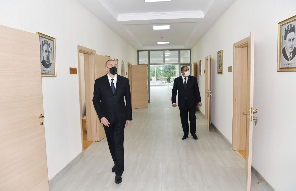 President Ilham Aliyev attends inauguration of new building of Balakan City Children's Art School (PHOTO)