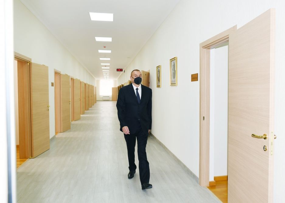 President Ilham Aliyev attends inauguration of new building of Balakan City Children's Art School (PHOTO)