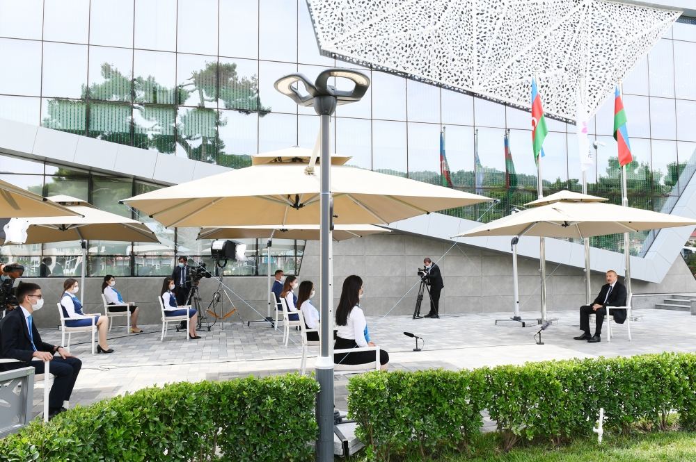 President Ilham Aliyev inaugurates Balakan regional “ASAN” center (PHOTO)