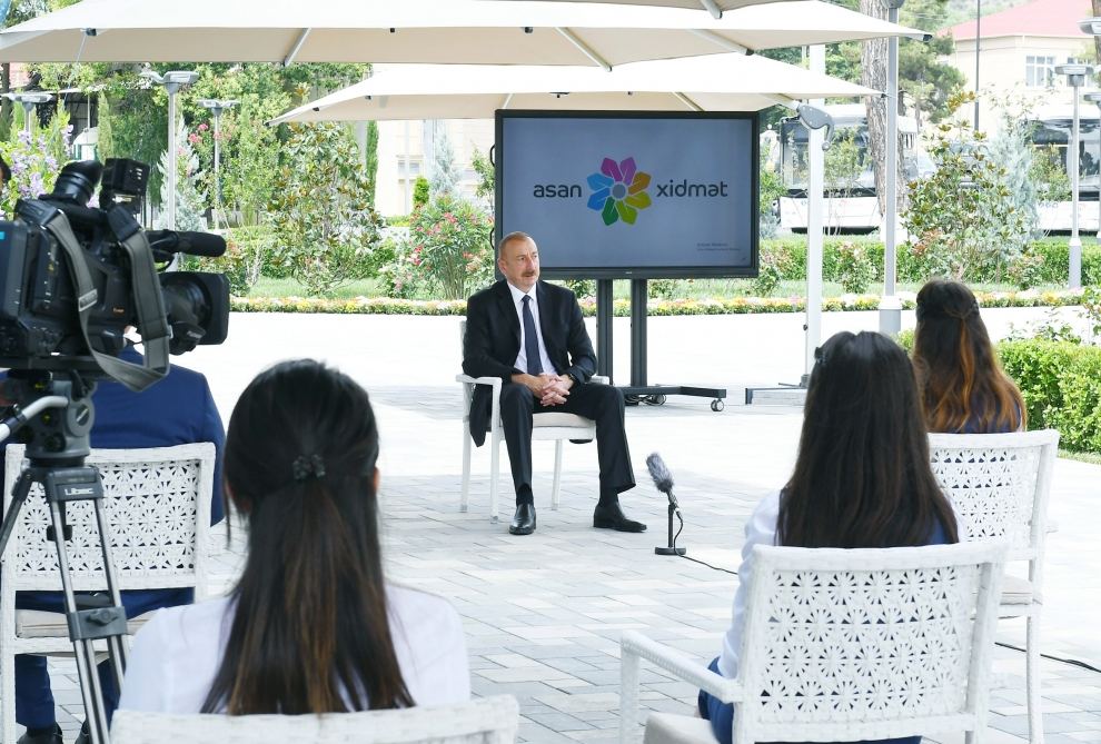 President Ilham Aliyev inaugurates Balakan regional “ASAN” center (PHOTO)