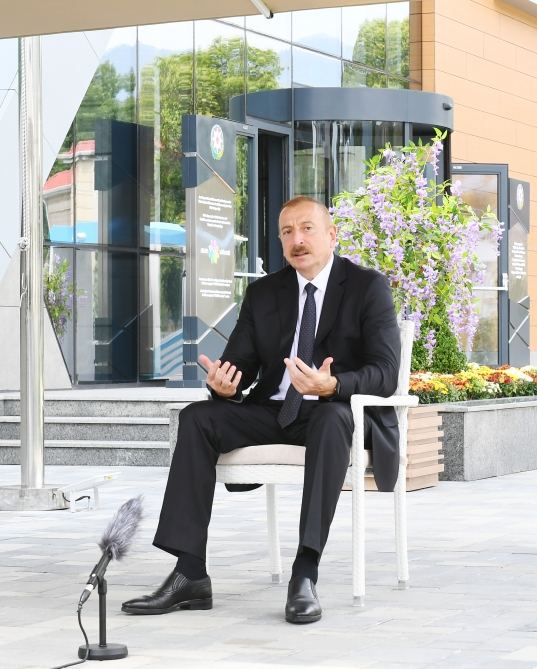 President Ilham Aliyev inaugurates Balakan regional “ASAN” center (PHOTO)