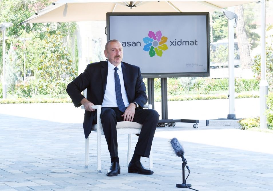 President Ilham Aliyev inaugurates Balakan regional “ASAN” center (PHOTO)