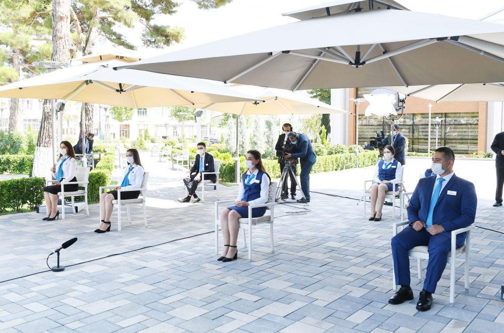 President Ilham Aliyev inaugurates Balakan regional “ASAN” center (PHOTO)