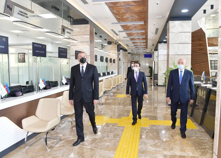 President Ilham Aliyev inaugurates Balakan regional “ASAN” center (PHOTO)