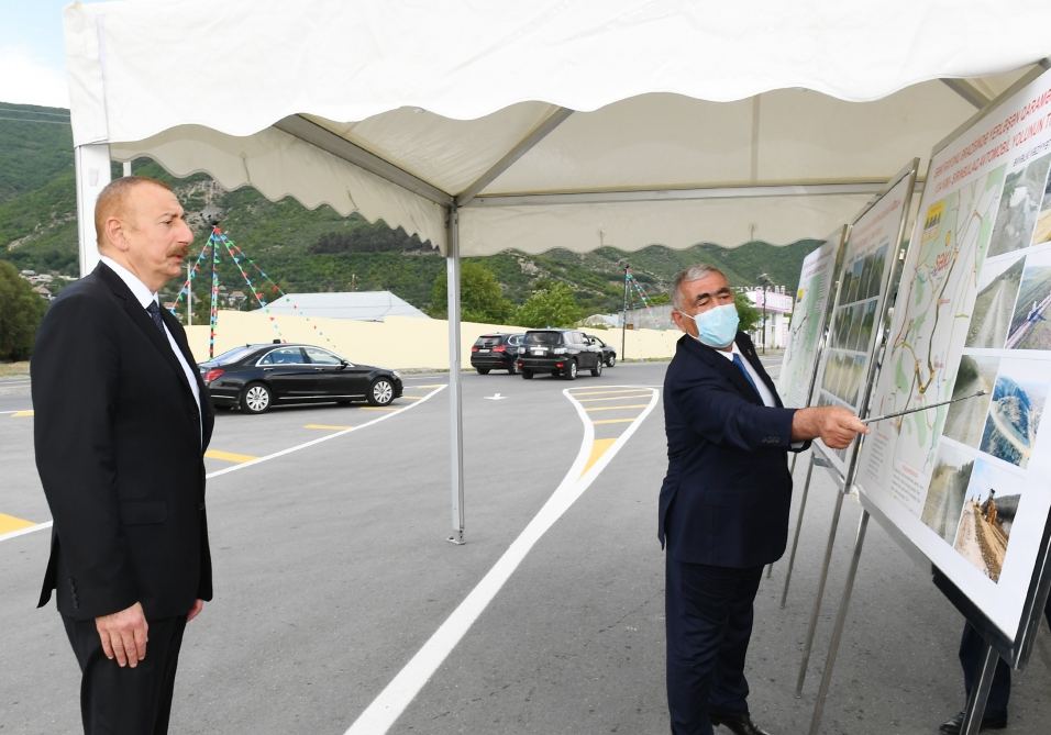 Newly renovated Gokhmug-Baltali-Babaratma-Garadaghli-Gudula-Dashuz highway opens in Azerbaijan’s Shaki (PHOTO)
