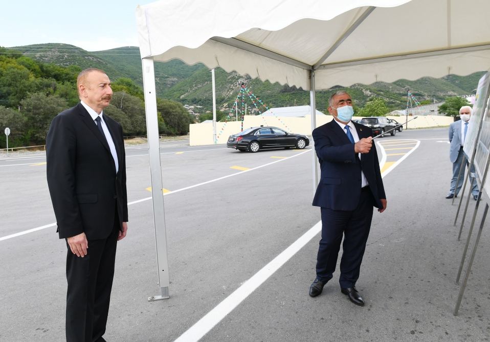 Newly renovated Gokhmug-Baltali-Babaratma-Garadaghli-Gudula-Dashuz highway opens in Azerbaijan’s Shaki (PHOTO)