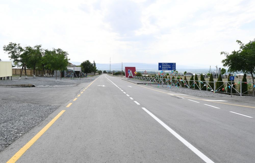 Newly renovated Gokhmug-Baltali-Babaratma-Garadaghli-Gudula-Dashuz highway opens in Azerbaijan’s Shaki (PHOTO)