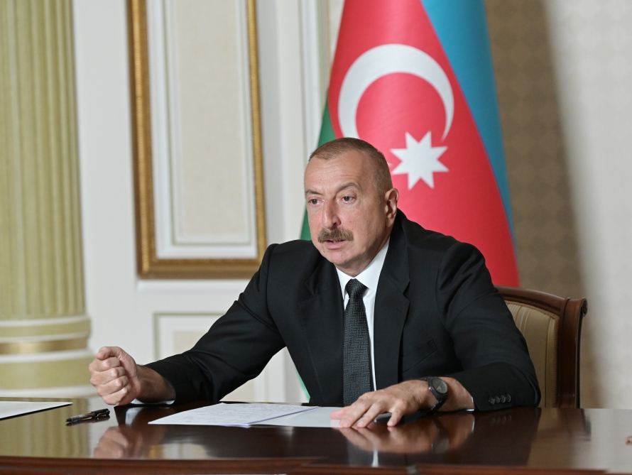 President Ilham Aliyev chaired meeting in a video format on measures taken to combat coronavirus and on socio-economic situation (PHOTO)