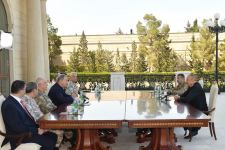 President Ilham Aliyev receives delegation led by Turkish Minister of National Defense (PHOTO/VIDEO)