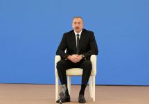 President Ilham Aliyev viewed construction of 330/220/110 kV Gobu power substation (PHOTO)