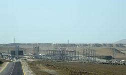 President Ilham Aliyev viewed construction of 330/220/110 kV Gobu power substation (PHOTO)