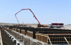 President Ilham Aliyev viewed construction of 330/220/110 kV Gobu power substation (PHOTO)