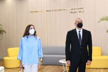 Azerbaijani president, first lady attend opening of newly renovated Children’s Art School in Baku (PHOTO)