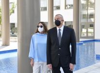 Azerbaijan's president, first lady inaugurate UNEC's newly reconstructed education block (PHOTO)