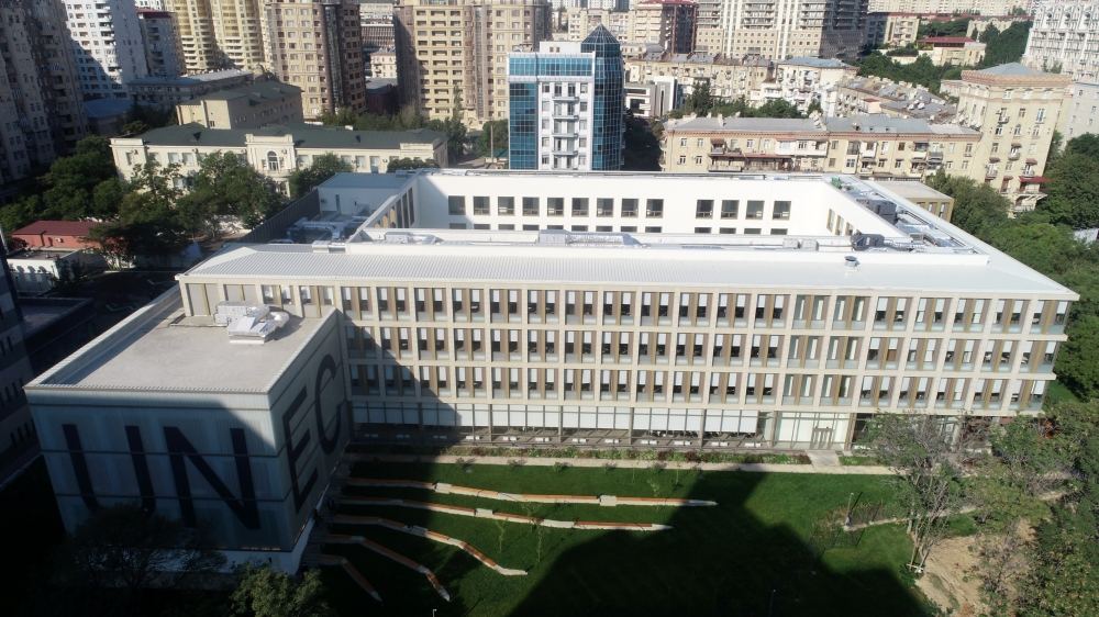 Azerbaijan's president, first lady inaugurate UNEC's newly reconstructed education block (PHOTO)