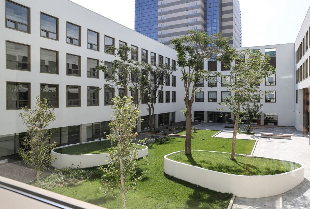 Azerbaijan's president, first lady inaugurate UNEC's newly reconstructed education block (PHOTO)