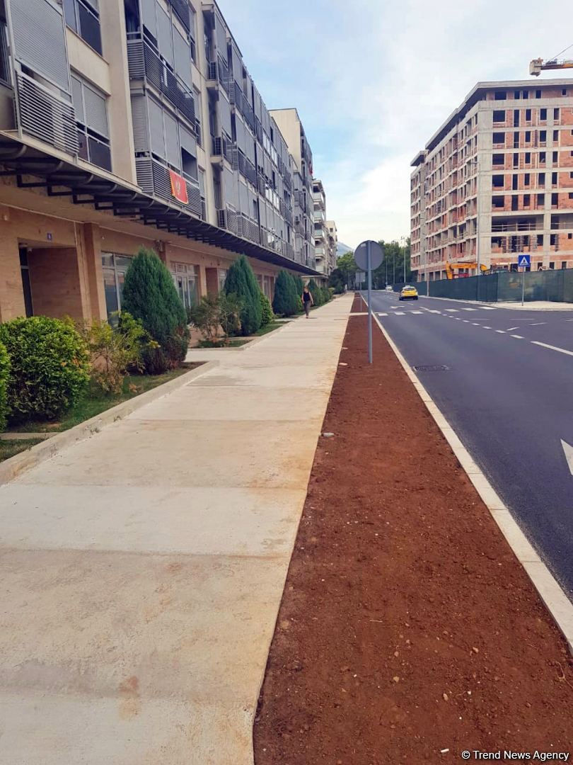 "Baku" street opens in Montenegro’s Podgorica after reconstruction (PHOTO)