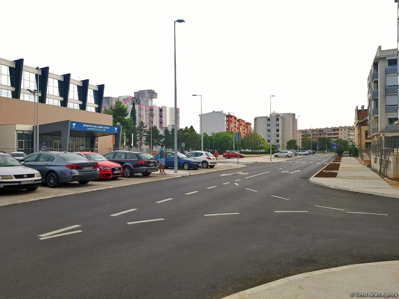 "Baku" street opens in Montenegro’s Podgorica after reconstruction (PHOTO)