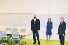 Azerbaijani president, first lady attend opening of two new blocks of ADA University (PHOTO)