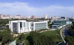 Azerbaijani president, first lady attend opening of two new blocks of ADA University (PHOTO)