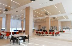 Azerbaijani president, first lady attend opening of two new blocks of ADA University (PHOTO)