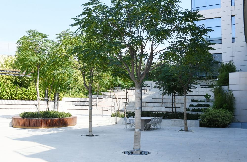 Azerbaijani president, first lady attend opening of two new blocks of ADA University (PHOTO)