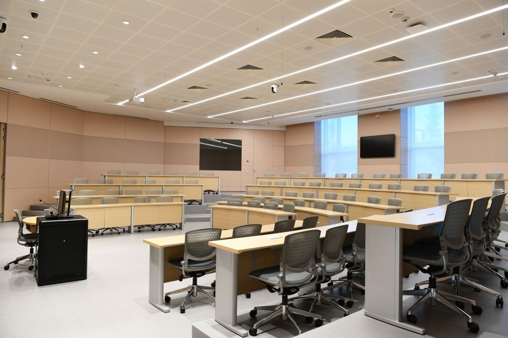 Azerbaijani president, first lady attend opening of two new blocks of ADA University (PHOTO)