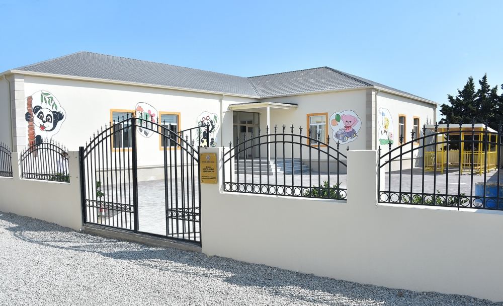 New kindergartens built by Heydar Aliyev Foundation inaugurated in Azerbaijan (PHOTO)