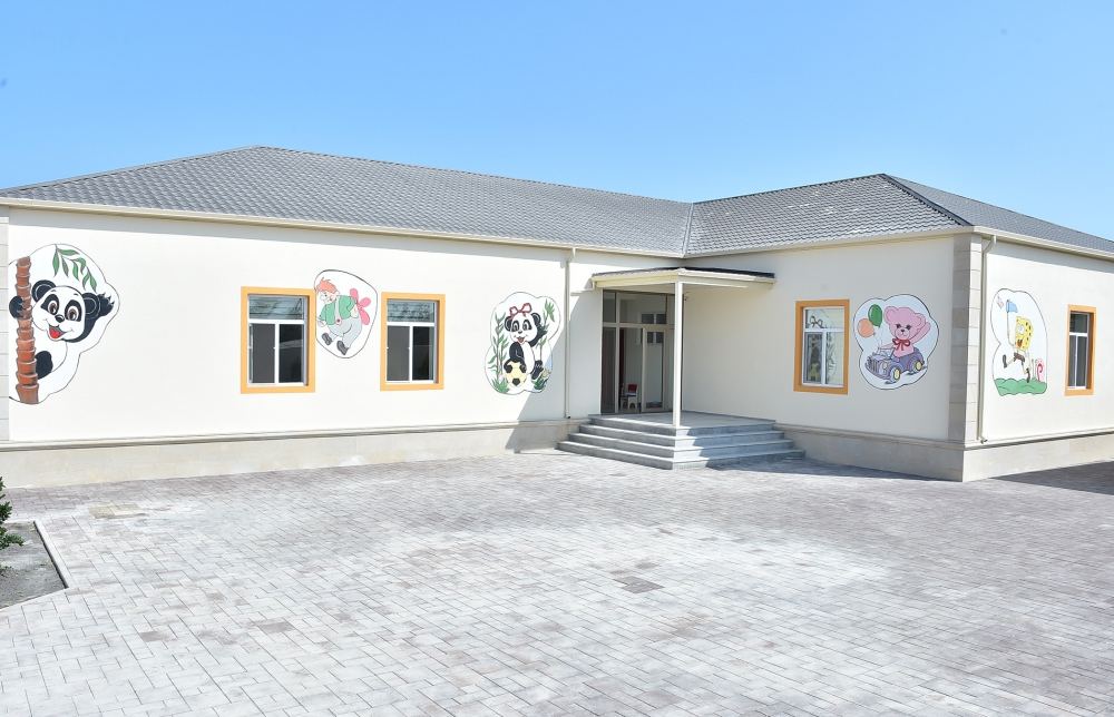 New kindergartens built by Heydar Aliyev Foundation inaugurated in Azerbaijan (PHOTO)