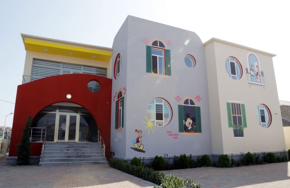 New kindergartens built by Heydar Aliyev Foundation inaugurated in Azerbaijan (PHOTO)