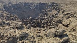 Armenian armed forces once again subject Gazakhlar village of Fizuli district to missile fire (PHOTO)