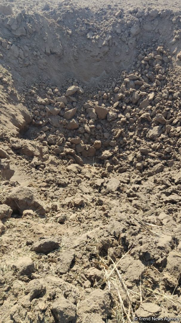 Armenian armed forces once again subject Gazakhlar village of Fizuli district to missile fire (PHOTO)