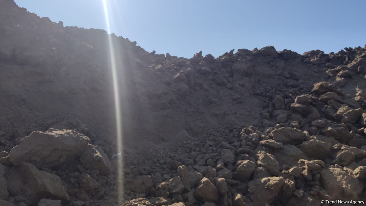 Armenian armed forces once again subject Gazakhlar village of Fizuli district to missile fire (PHOTO)