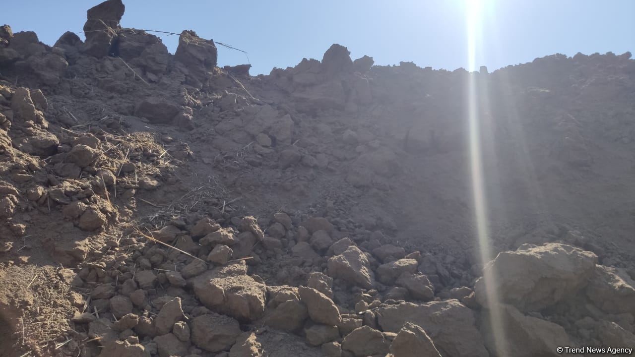 Armenian armed forces once again subject Gazakhlar village of Fizuli district to missile fire (PHOTO)