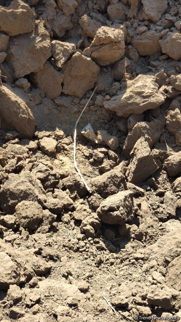 Armenian armed forces once again subject Gazakhlar village of Fizuli district to missile fire (PHOTO)