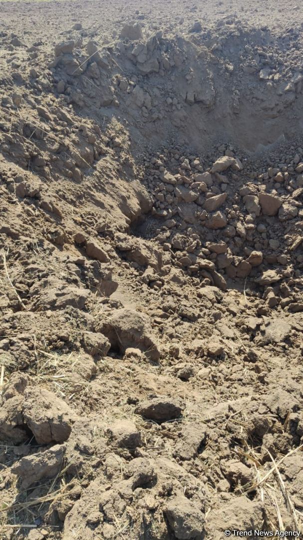 Armenian armed forces once again subject Gazakhlar village of Fizuli district to missile fire (PHOTO)