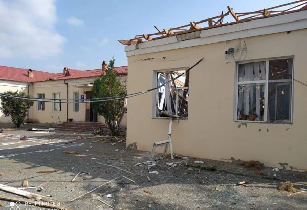 Azerbaijan names number of schools heavily damaged by Armenian shellings