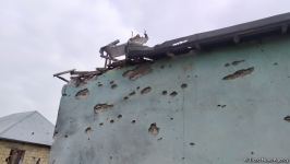 Armenian armed forces again shelling Aghdam district's settlements (PHOTO)