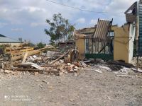 Armenian armed forces destroy shopping center in Azerbaijan’s Tartar district (PHOTO/VIDEO)