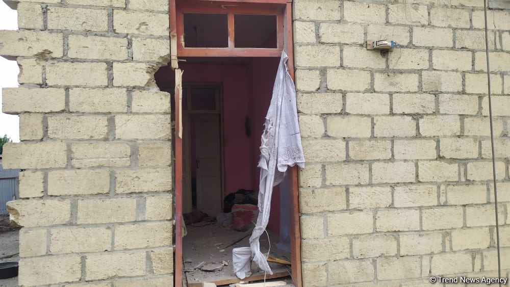 Armenian armed forces again shelling Aghdam district's settlements (PHOTO)