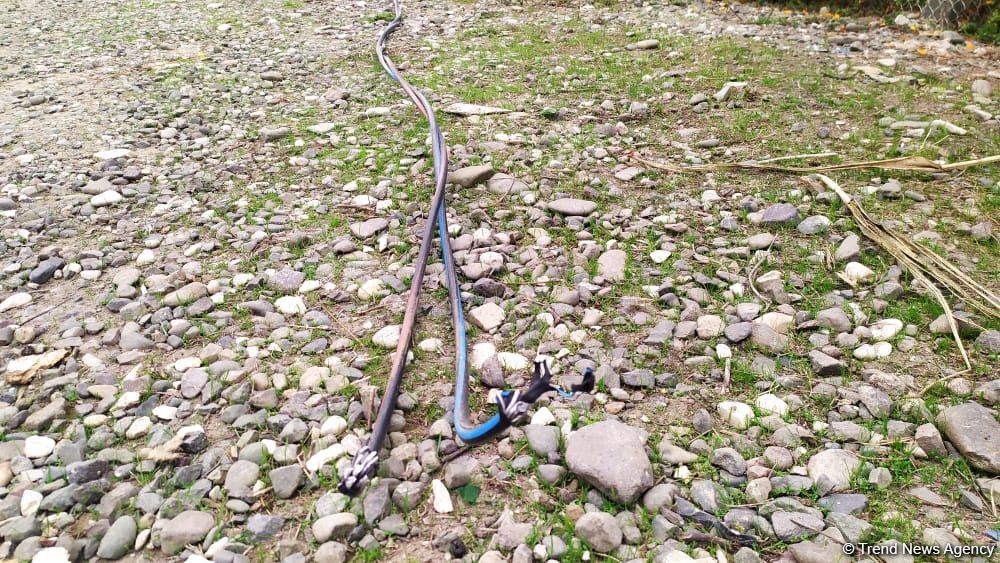 Armenian armed forces again shelling Aghdam district's settlements (PHOTO)