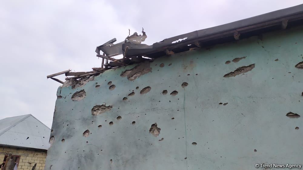 Armenian armed forces again shelling Aghdam district's settlements (PHOTO)