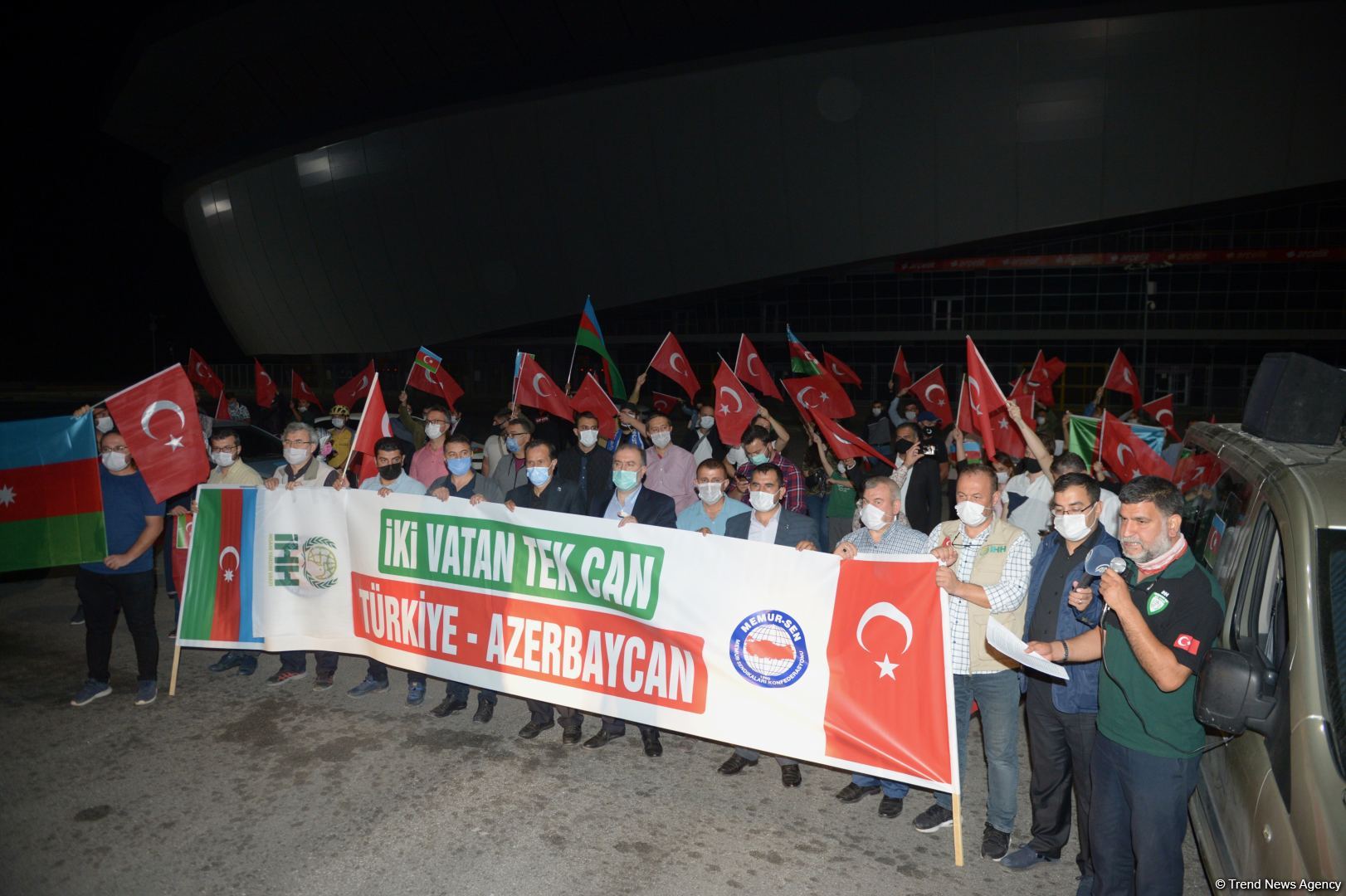 Rally held in Turkey in support of Azerbaijan (PHOTO)