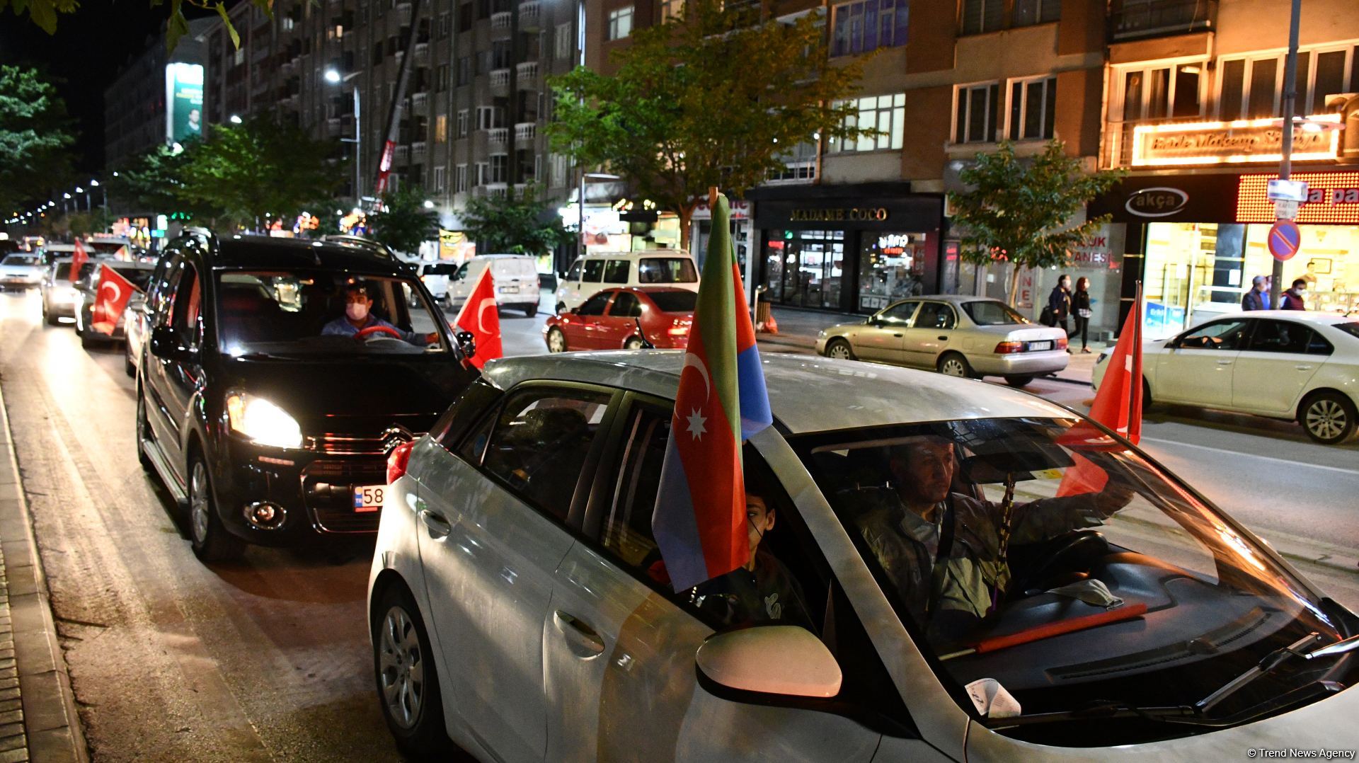 Rally held in Turkey in support of Azerbaijan (PHOTO)