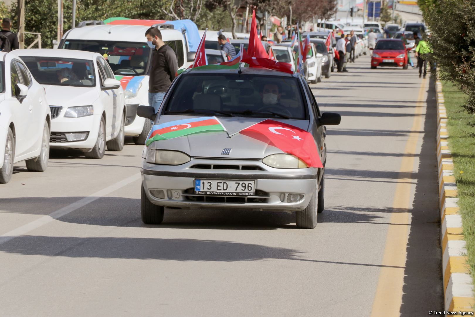 Rally held in Turkey in support of Azerbaijan (PHOTO)
