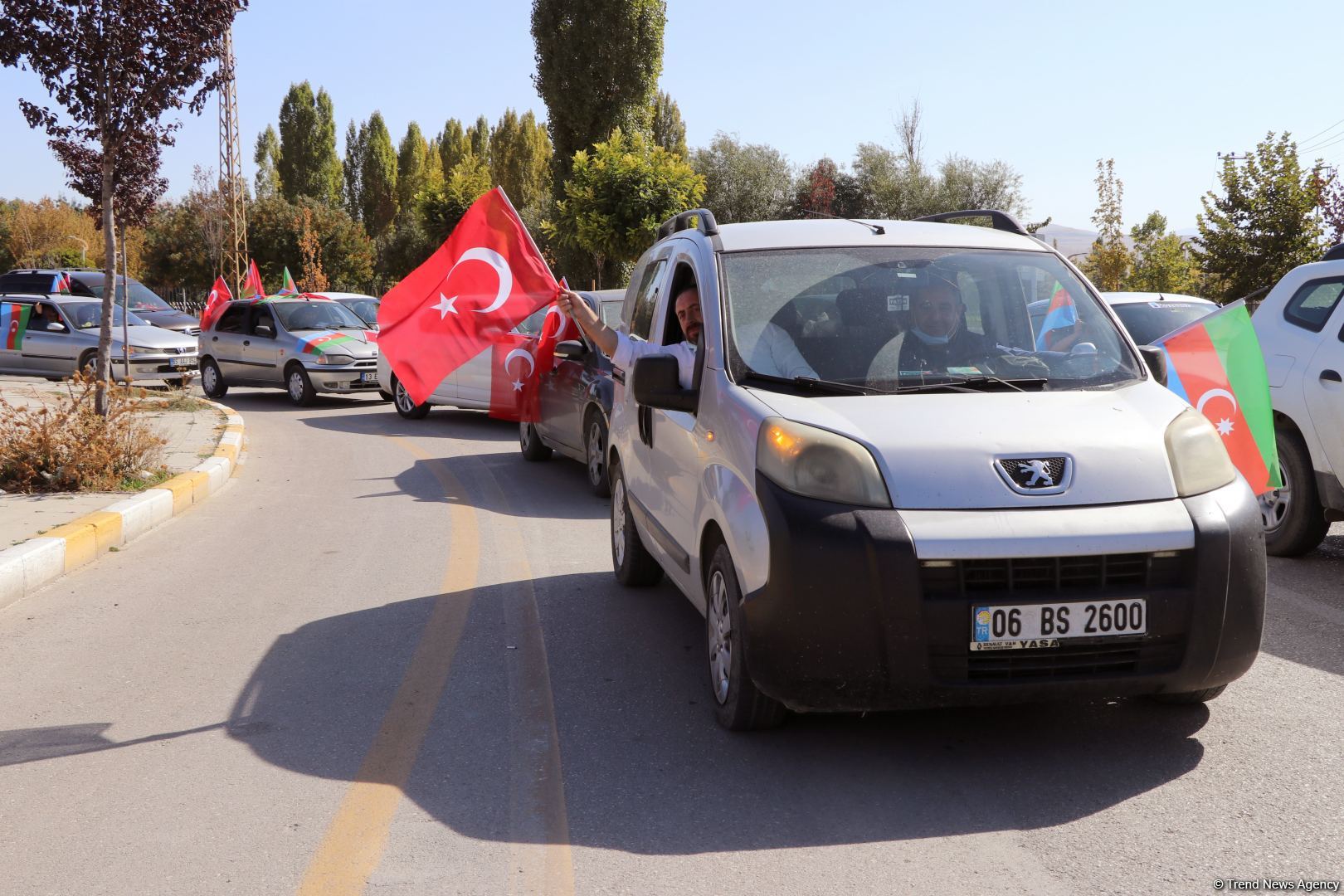 Rally held in Turkey in support of Azerbaijan (PHOTO)